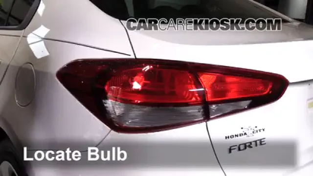 2017 Kia Forte LX 2.0L 4 Cyl. Lights Turn Signal - Rear (replace bulb)